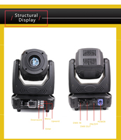 Vente en gros 100W LED Faisceau Tête Mobile Lumière RGBW Anneau Gobo Projecteur Spot DMX512 RDM Mise Au Point Linéaire Haute CRI 95 Dj Stage Lights
