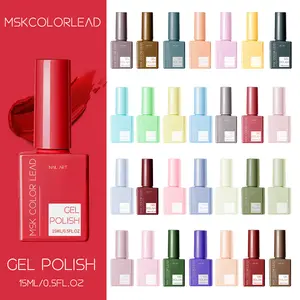 Nieuwe Komen Groothandel 60 Kleuren Vegan Gel Nagellak Uv Led Gel Polish Private Label Gel Nagellak Sets 15ml