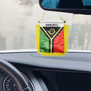 ธงซาตินขนาดเล็กแบบกำหนดเองของวาเนอตู พร้อมพู่สีเหลือง สำหรับการศึกษา ประกันภัย บริษัททัวร์ และการเกษตร - Product Image 3