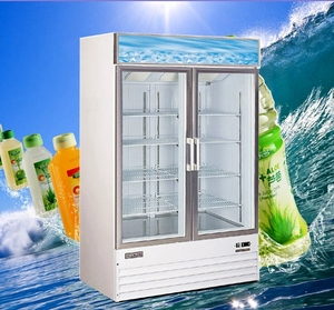 Réfrigérateur-congélateur double porte Frigidaire, congélateur commercial, réfrigérateur 2 portes, refroidisseur à air, refroidisseur de boissons, design commercial - Product Image 3