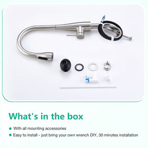 3 Way Pull Out Kitchen Faucet Stainless Steel Ceramic Valve Core Warranty 5 years - Product Image 6