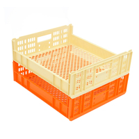 Caisse de transport empilable en plastique HDPE de qualité alimentaire 545*475*160, petite caisse de transport empilable en plastique pour le pain