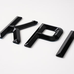 Letras Acrílicas 4D para Matrícula, Número 3D, Letras de Plástico Acrílico Negro para Matrícula, Letras de Gel de 3mm 5mm Reino Unido - Product Image 5