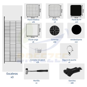 <strong>Big</strong> Large Capacity Metal Outdoor Pet <strong>Cat</strong> <strong>Cage</strong> for <strong>Cats</strong> - Product Image 2