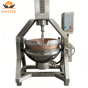 Hervidor Mezclador Industrial Inclinable con Recipiente de Cobre T2 a Precio de Fábrica | Azúcar Antiadherente para Cocinar | Perfecto para caramelos, fudge y dulces duros - Product Image 4