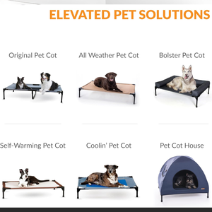 Outdoor Waterproof <strong>Metal</strong> Stainless Steel Frame Pet Cooling <strong>Bed</strong> Raised Breathable Elevated <strong>Dog</strong> Cot House - Product Image 6