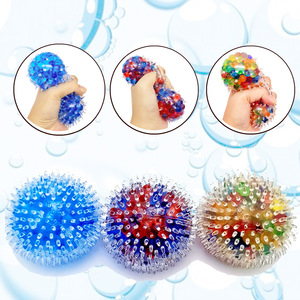 Pelota Antiestrés Promocional, Juguete Sensorial Suave de TPR, Pelota de Uva para Aliviar el Estrés con Cuentas Coloridas - Product Image 2
