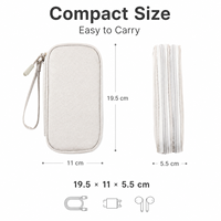 Sac de rangement de voyage pour appareils électroniques, pochette portable pour câbles, pour batterie externe, cordon USB, écouteurs, accessoires technologiques