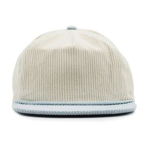 Casquette Snapback en Corduroy Respirante et Imperméable à Bord Plat Non Structurée avec Logo Personnalisé OEM - Product Image 2