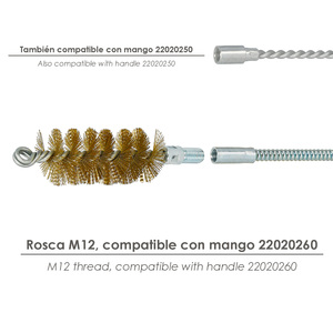 แปรงทำความสะอาดท่อเหล็ก 40 มม. M12 - Product Image 5