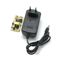 Catu daya Adaptor 12v0,5 A 1A EU AU US UK steker dinding AC DC 12V 1A Adaptor daya untuk Strip Led Cctv kamera Ip Set Tv kotak 12V