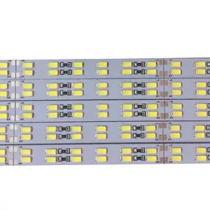 LED 24 Volt 5730 sert ışık çubuğu tek boncuk 0.3W12V72 ışık takı vitrin takı zemin Stand rafı ışık bandı