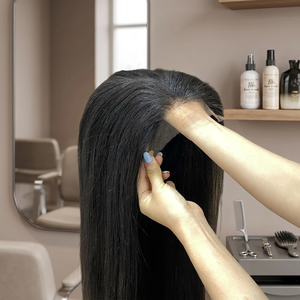 Peluca de Cabello Humano con Cierre de Encaje HD 5x5, Doble Trama, Liso Extremo, Brillo Saludable, Fácil de Peinar, Nudos Seguros, Lista para Enviar - Product Image 1