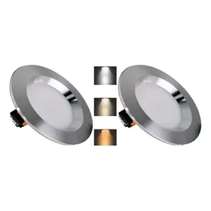 18W LED plafoniera con telecomando moderno 12cm barca Design caldo neutro bianco AC bianco Base in acciaio inox IP65 - Product Image 1
