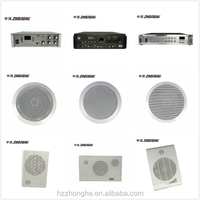 Haut-parleur colonne passif étanche de haute qualité, système audio professionnel personnalisé de 15 W pour une utilisation en extérieur et dans les écoles