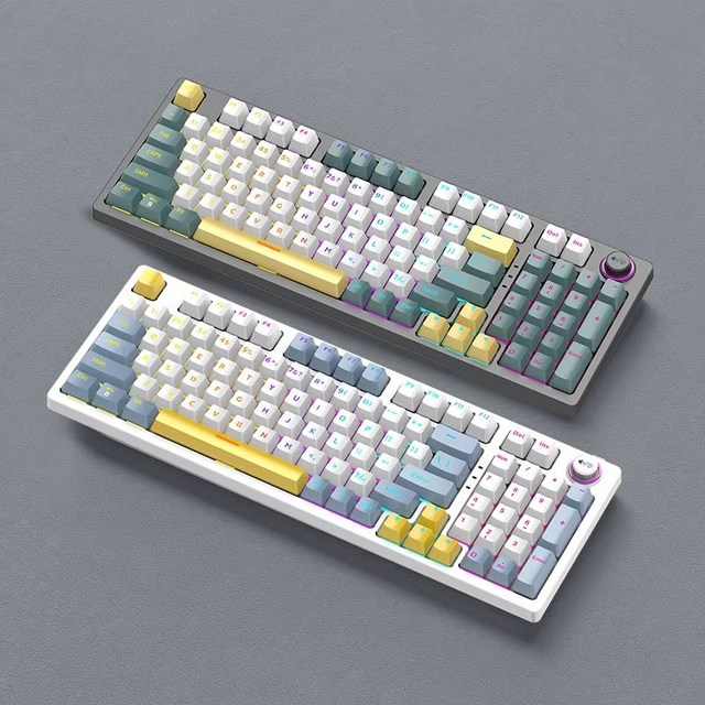 Factory Customized RGB LED Backlight Gaming Keyboard Mouse Combo Set New Custom Language 85% Mechanical Keyboard and Mouse