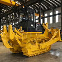 Fabricant chinois, vente en gros de bulldozers hydrauliques de 23 tonnes, bulldozers à chenilles de 240 CV avec une forte force de poussée, bulldozers de 220 CV