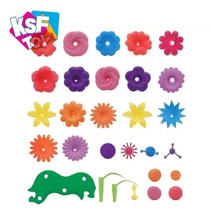 Desarrollo de <span class=keywords><strong>la</strong></span> inteligencia juguete de bricolaje 109pcs jardín mundo <span class=keywords><strong>bloques</strong></span> de construcción conjunto de flores para niños - Product Image 3