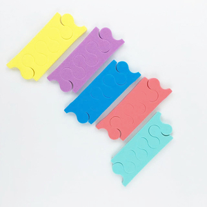 Séparateurs d'orteils en mousse EVA colorée pour pédicure, épaisseur 6-7 mm, pour usage en salon, vente en gros - Product Image 4