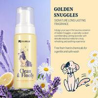 Shampoo sec pour chien sans rinçage, mousse anti-démangeaisons et anti-odeurs, hydratant et revitalisant, lavage pour chiens et chiots