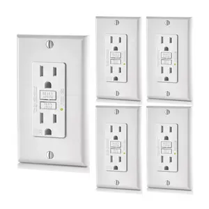 Fahint GW15 Electrical Manufacturers USA Standard Protect Kids Electrical Universel Wall Receptacle Decorator Power Socket UL