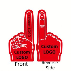 Ensemble de mains géantes en mousse avec logo personnalisé pour affichage de chiffres, accessoires de soutien d'équipe et d'animation de foule pour événements sportifs - Product Image 4