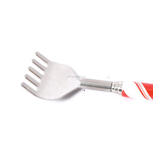 Rascador de espalda telescópico Masajeador de espalda Clip de pluma de tamaño ajustable de acero inoxidable - Product Image 3