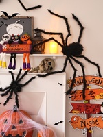 Grand 6ft Halloween Araignée Papier Décorations Écologiques Squelette Boutique Affichage Tenture Murale Accessoires Teen Bar Scène Atmosphère