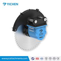 YS-10SS Spot Supply Sécurité Haute efficacité Fonction de protection de sécurité Coupe de métal Scie à roche de carrière pour accessoires d'excavatrice
