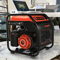 Générateur d'énergie portable silencieux ZY5600i 4,2 kW, puissance propre ≤3% THD