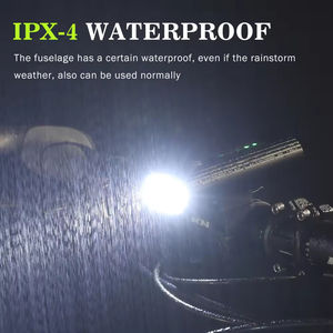 Ensemble de lampes de vélo LED étanches alimentées par batterie rechargeable 650lm - Product Image 5