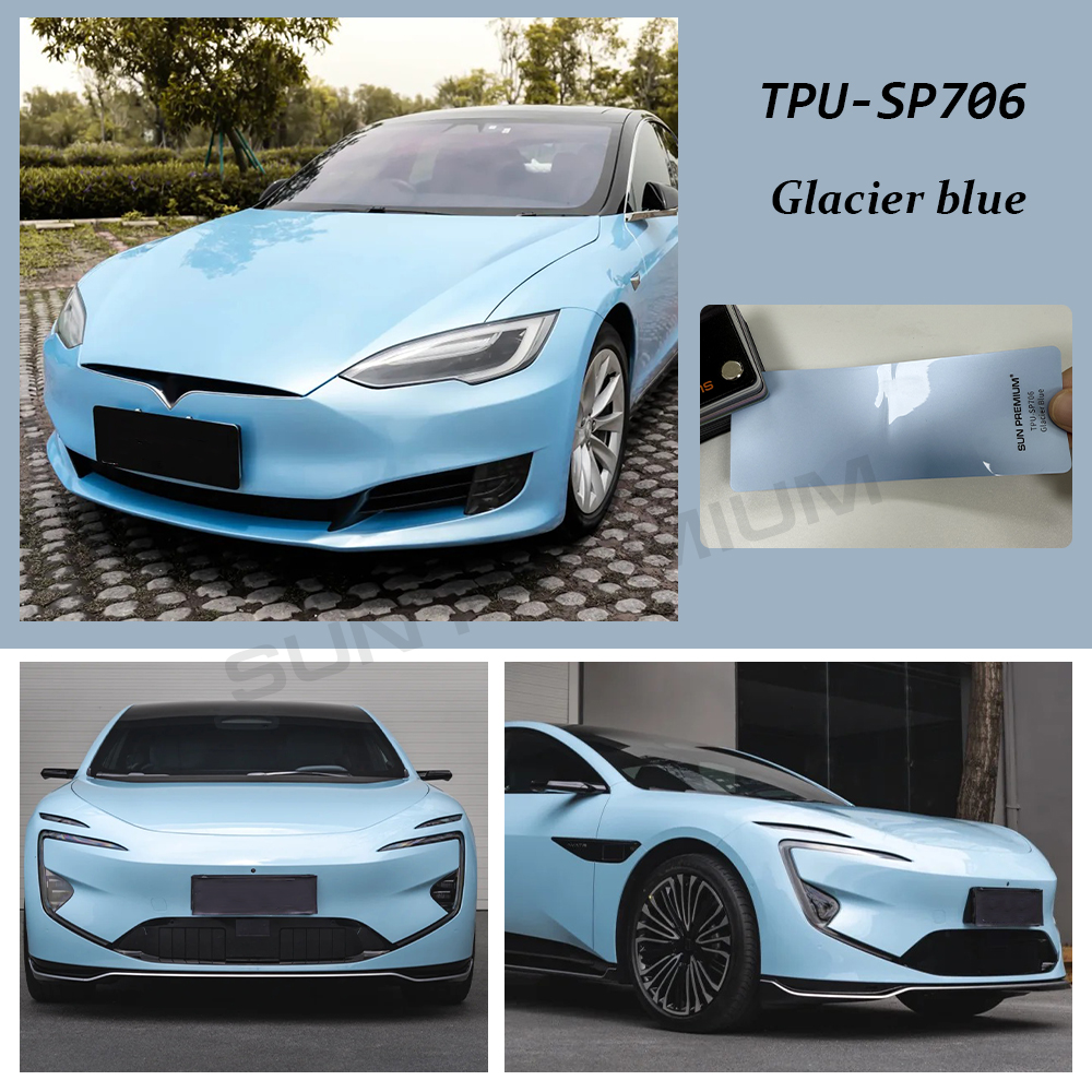 Glacier blue