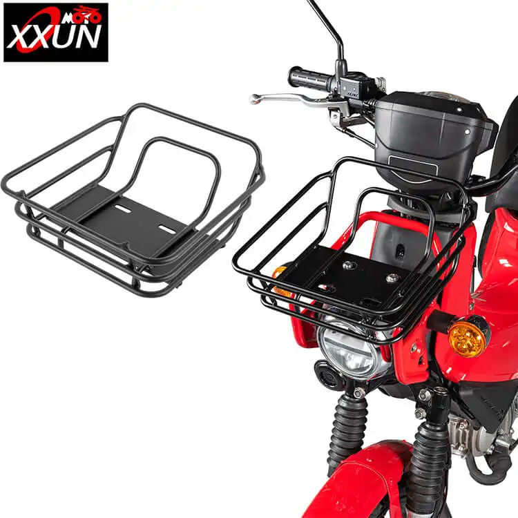 XXUN Top Front Scheinwerfer Lampe & Kühlergrill Gepäckträger Kratz schutz für Honda Cross Cub CC110 Zubehör