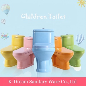 KD-K001T Best-seller : <span class=keywords><strong>WC</strong></span> pour enfants en céramique colorée, siège de toilette pour enfants, petite taille, sur pied, toilettes - Product Image 4