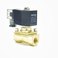 Katup Solenoid Hoyan PU-10 3/8in Orifice 10mm 10bar 2/2 Arah Tekanan Rendah untuk Udara, Oli, dan Air