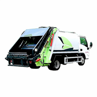 Camion à ordures compacteur