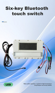 DC12V Altı Tuşlu Dimmer Anahtarlı Bluetooth Zaman ve Sıcaklık Göstergeli Led Kontrol Cihazları, Banyo Aynası veya Aynalı Dolap için - Product Image 6