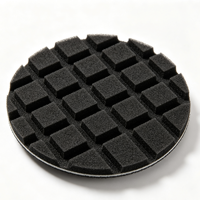 Tampon de polissage en PU poreux à cellules ouvertes gaufré Politex REG de 32 pouces, rainures de 5x5mm, adhésif PSA de 1,5mm, pour plaquettes d'arsénide de gallium CMP fin