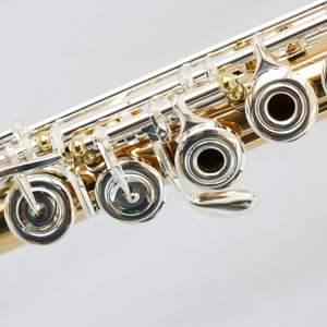 <span class=keywords><strong>Flauta</strong></span> <span class=keywords><strong>Profesional</strong></span> de 17 Llaves en Do, Cuerpo de Latón Dorado, Lacado Transparente, Instrumento Musical, <span class=keywords><strong>Flauta</strong></span> Travesera - Product Image 3