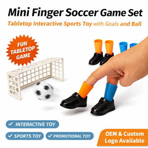 Mini Finger Soccer Game Set Tabletop Interactive Sports Toy with Goals and Ball for Kids Party Favor Custom Logo Available EN