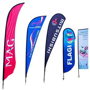 Personalized Custom Feather <b>Flag</b> Fiberglass Durable Eco-Friendly Low Price Popular Fast Delivery Promotional Double Sided - Product Image 1