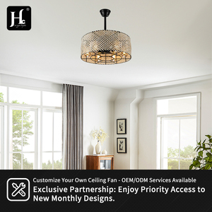 18.5-inch bamboo <b>ceiling</b> fan <b>light</b>: modern, <b>remote</b>-<b>controlled</b>, rattan, dimmable <b>ceiling</b> fan for bedrooms and living rooms - Product Image 5