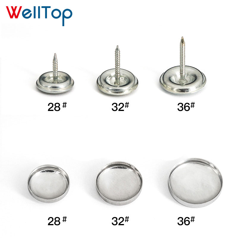 Домашний Декоративный гвоздь и крышка чашки Кнопка обивка Кнопка диван-кровать ногтей VT-14.124