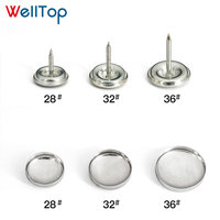 Boutons de rembourrage décoratifs pour la maison, boutons à tête et à queue, pour canapé-lit, VT-14.124