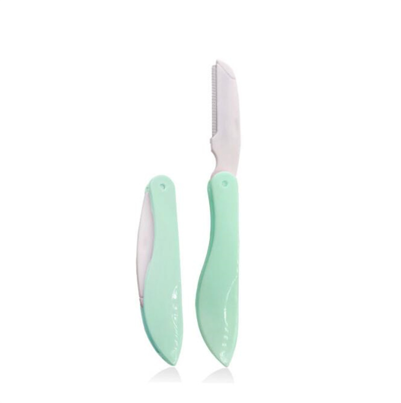 Складной триммер для бровей, нож с сеткой, лезвие для соскабливания бровей, микро сетчатый инструмент для красоты