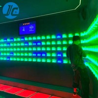 Mode compétitif salle de jeu active bouton lumineux LED montée notation en temps réel activer l'équipement publicitaire Game Center