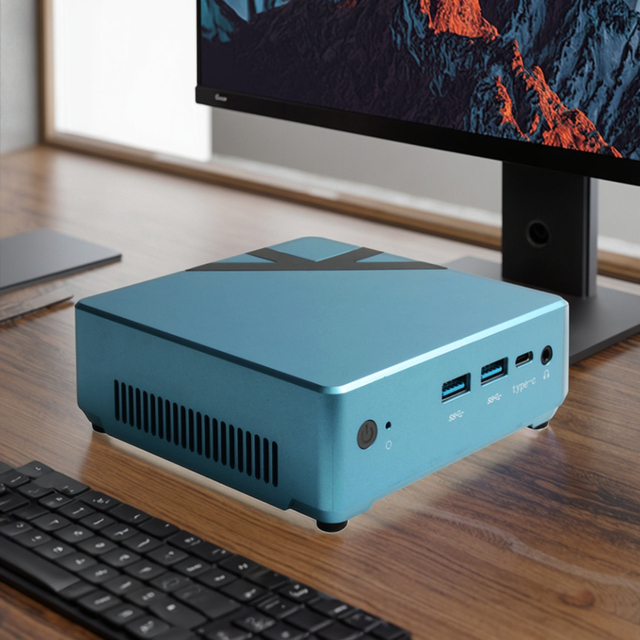 Sharerdp Latest Computer Processor Alder Lake-N I3 N305 Hexa Core DDR4 DDR5 8GB RAM Dual Ethernet Mini PC Computer Desktop