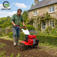 Cultivador Rotatorio Diésel Profesional OEM de 10 hp de Uso Pesado con Arranque Eléctrico y Formador de Surcos para Tierras Agrícolas a Gran Escala