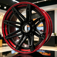 Jantes en alliage forgé concaves profondes 19-22 pouces 5x112, 4 pièces, finition noire, pour Cayenne Audi Q7
