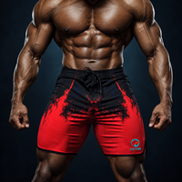 Shorts de musculation personnalisés pour hommes, shorts de compétition, extensibles dans 4 directions, séchage rapide, sublimation OEM